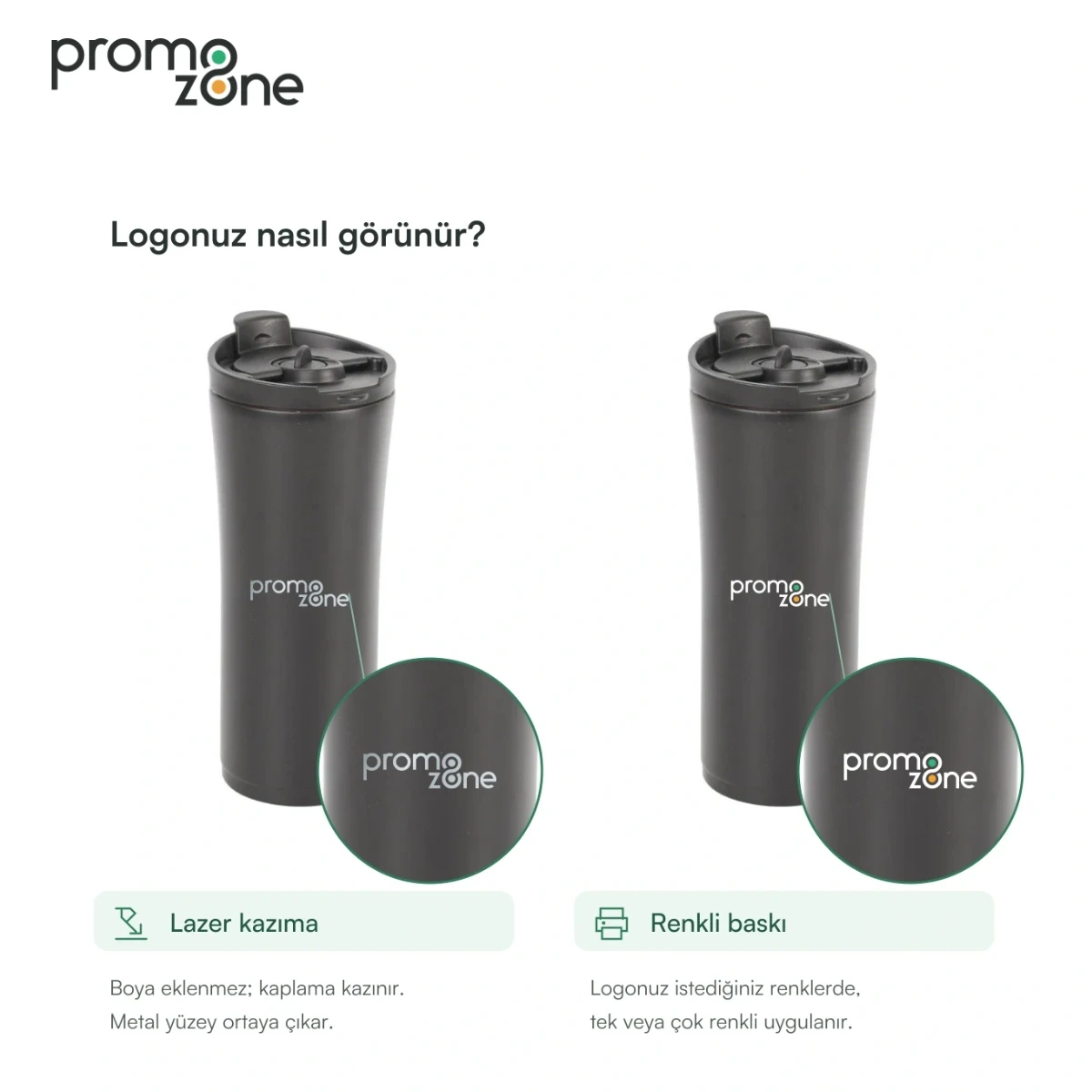 500 ml French Press Demleme Sistemli Termos Promozone