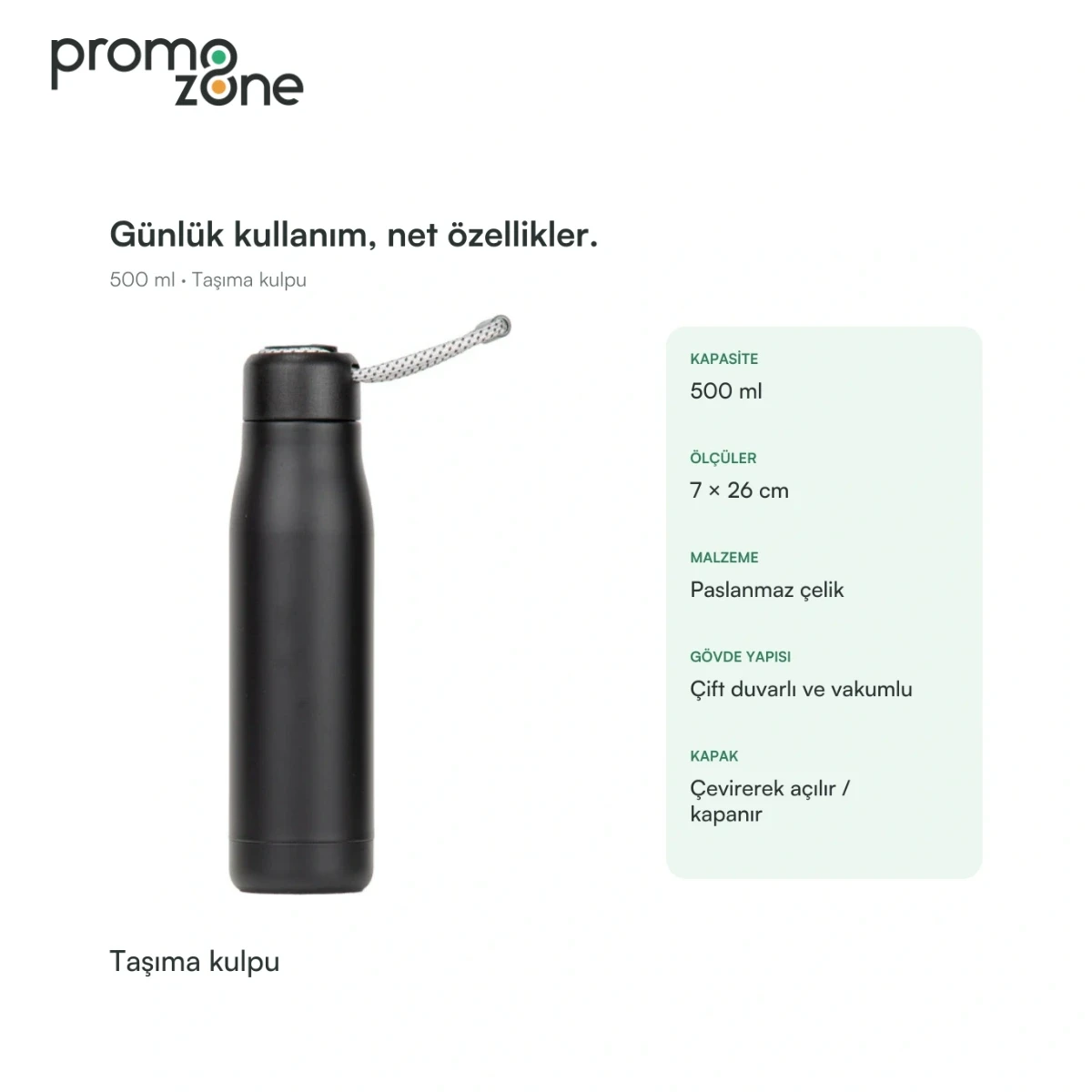 500 ml Taşıma Kulplu Termos