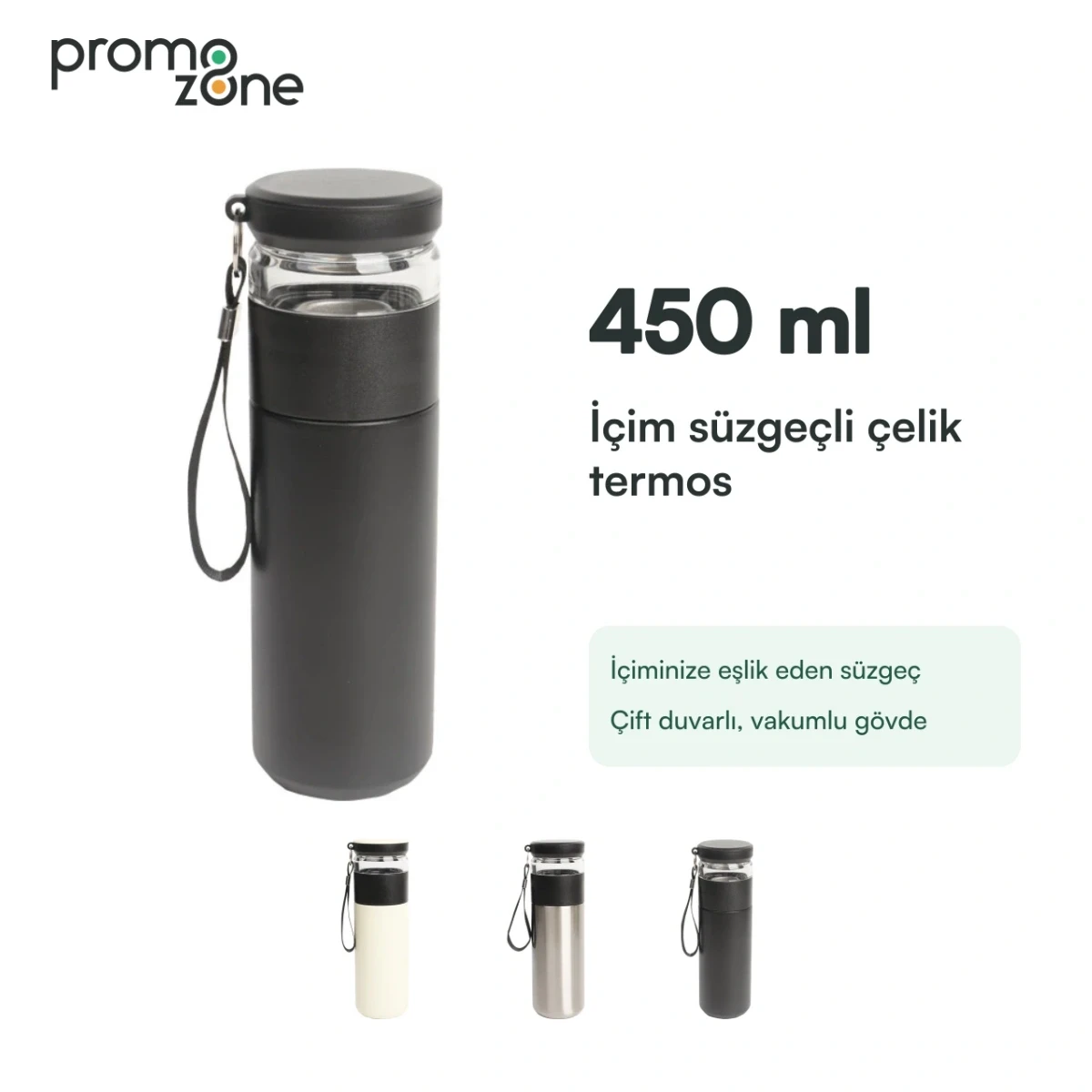 450 ml Süzgeçli Termos