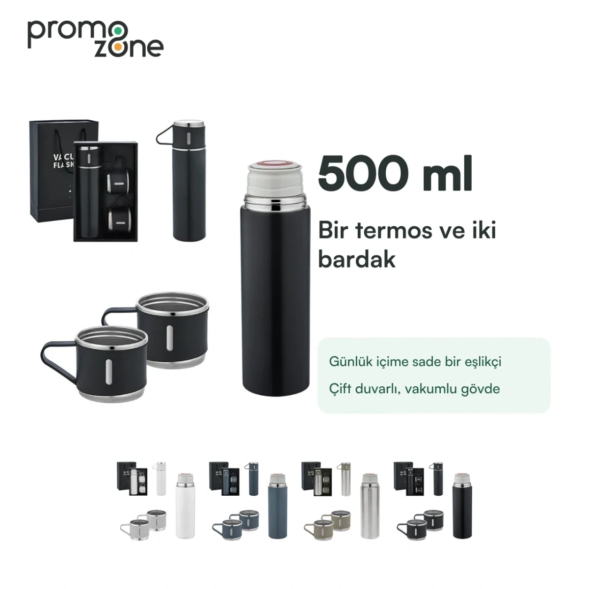 500 ml 3’lü Termos Seti