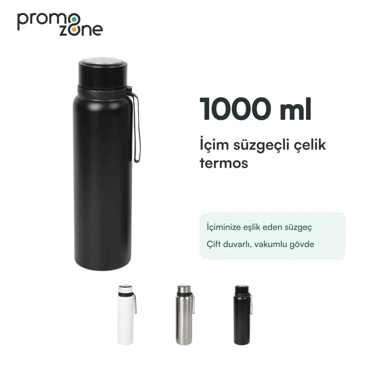 1000 ml Süzgeçli Termos