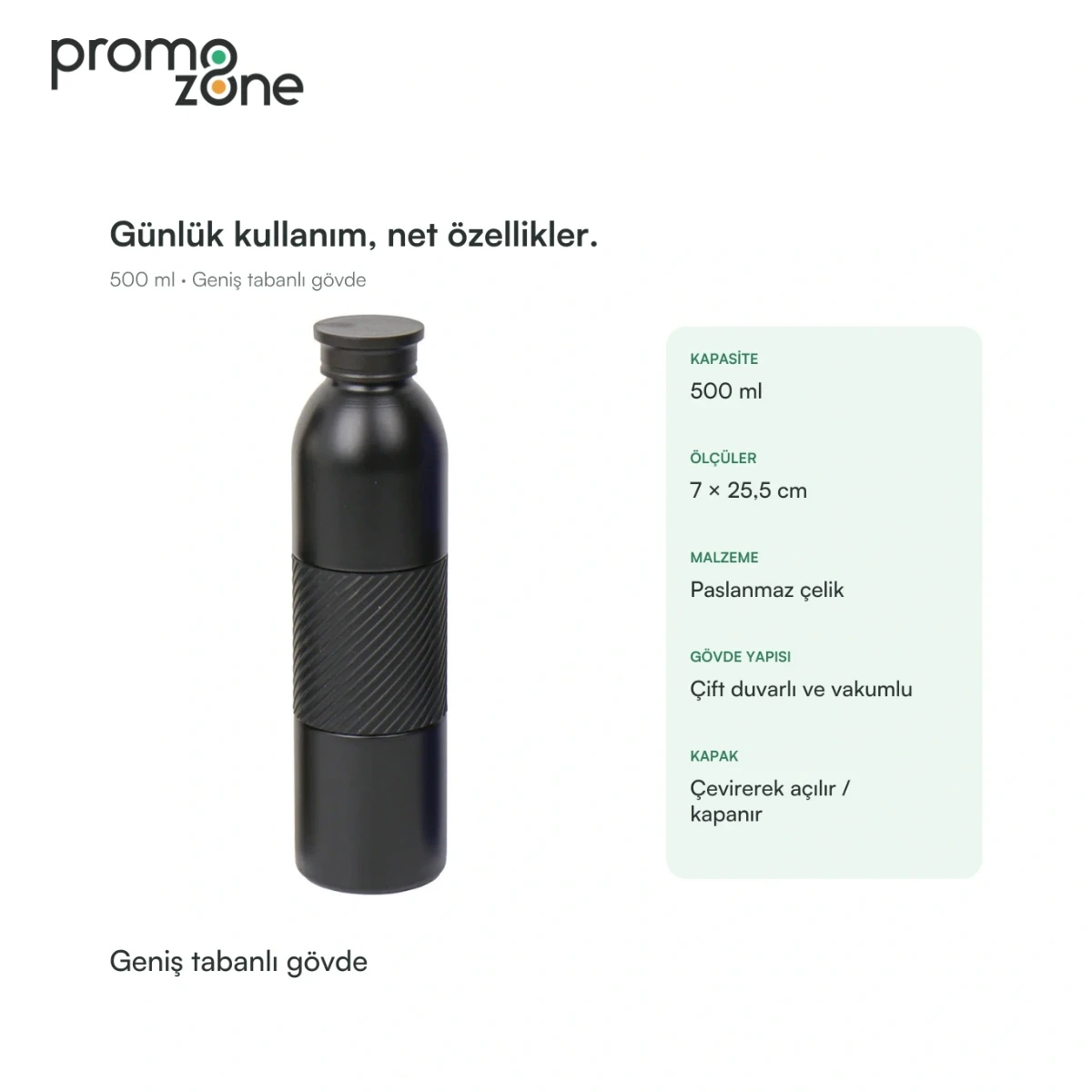 500 ml Geniş Tabanlı Termos