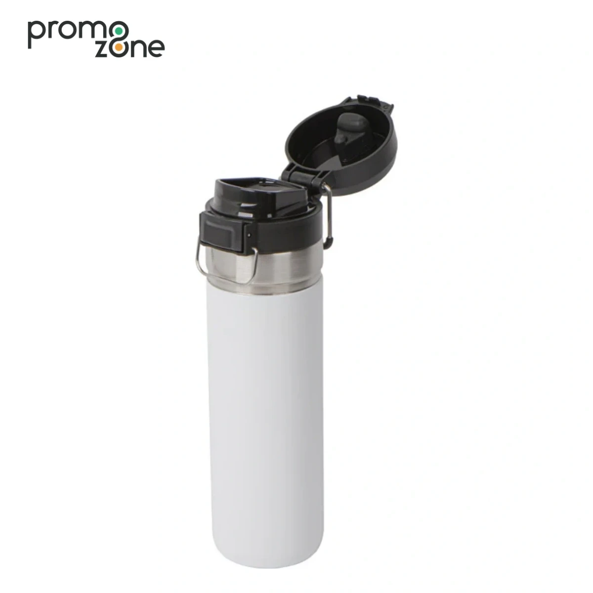 Beyaz 700 ml Kilitli Kapaklı Termos