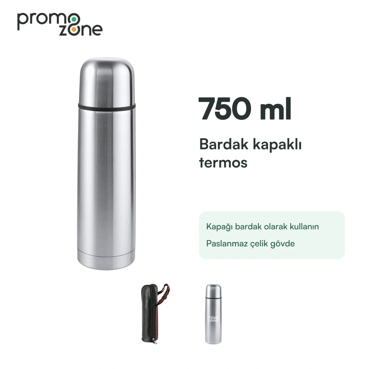 750 ml Bardak Kapaklı Termos