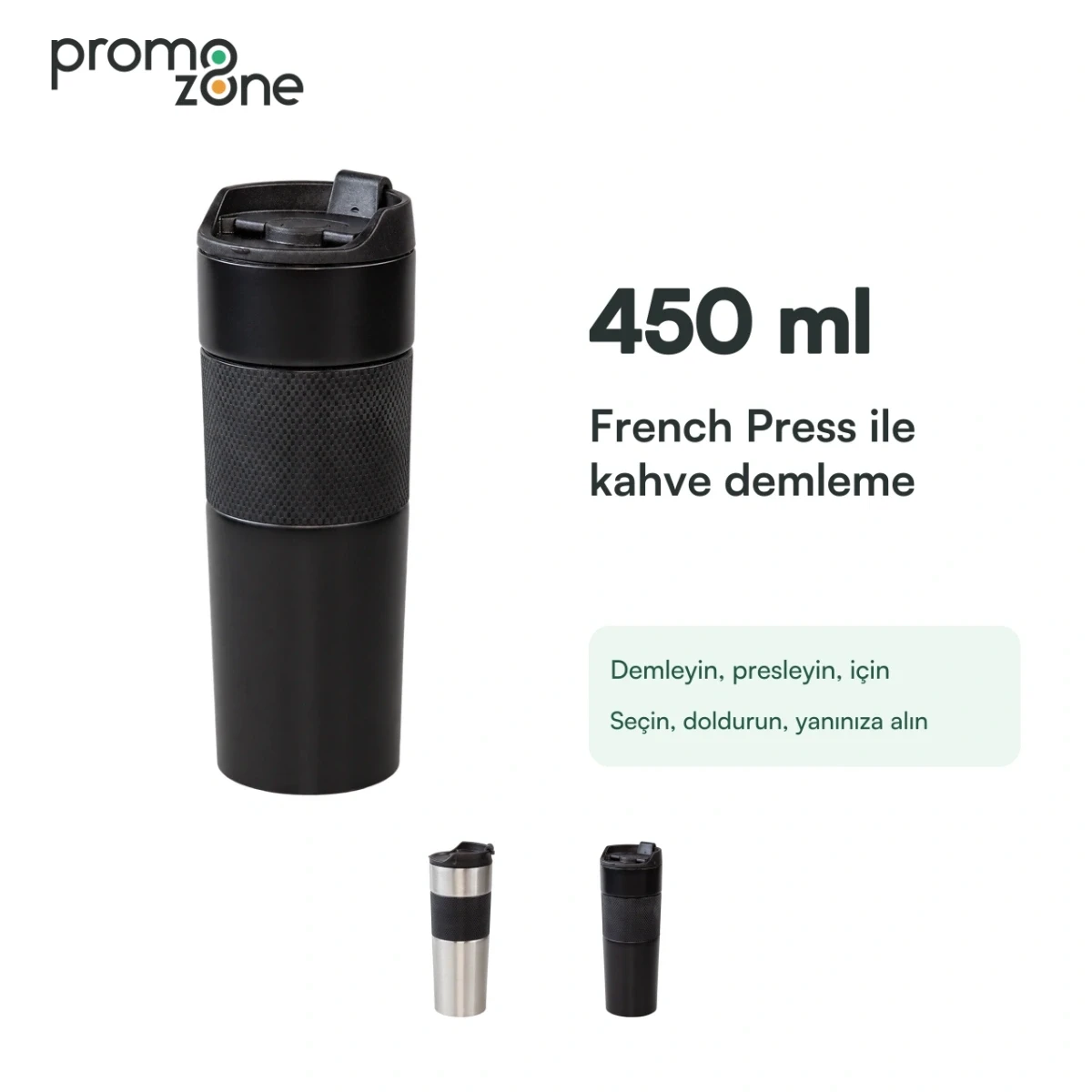450 ml French Press Demleme Sistemli Termos
