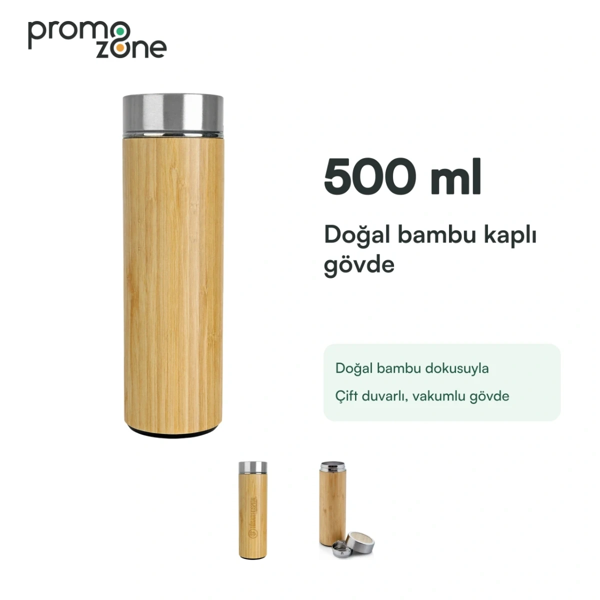 500 ml Bambu Gövdeli Termos