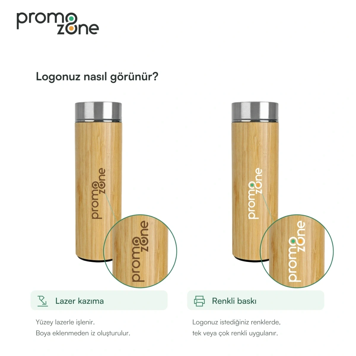 500 ml Bambu Gövdeli Termos