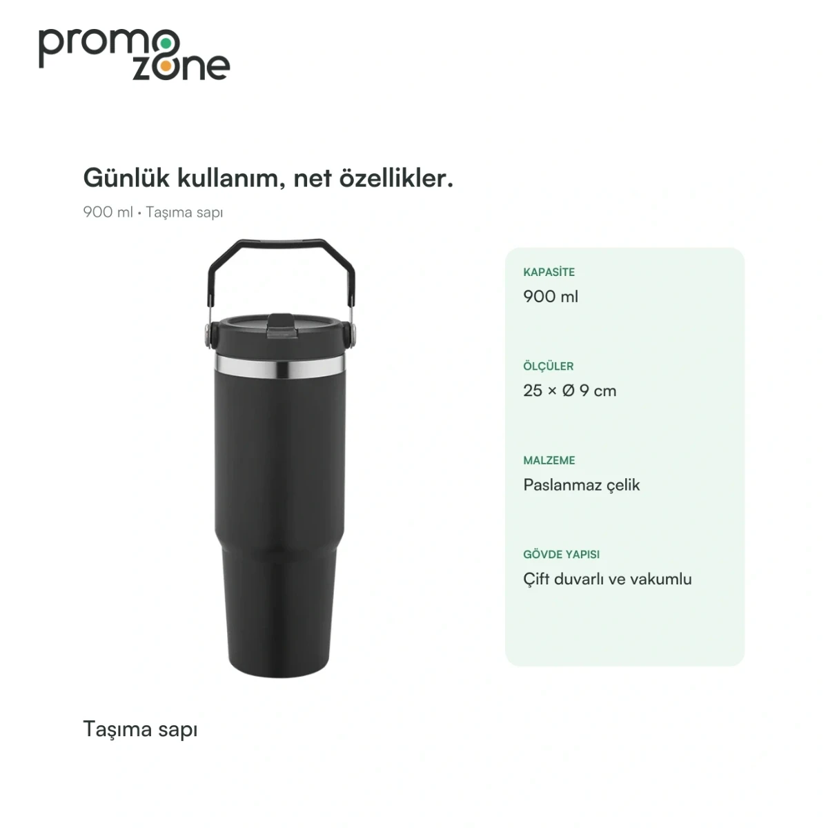 900 ml Taşıma Saplı Termos