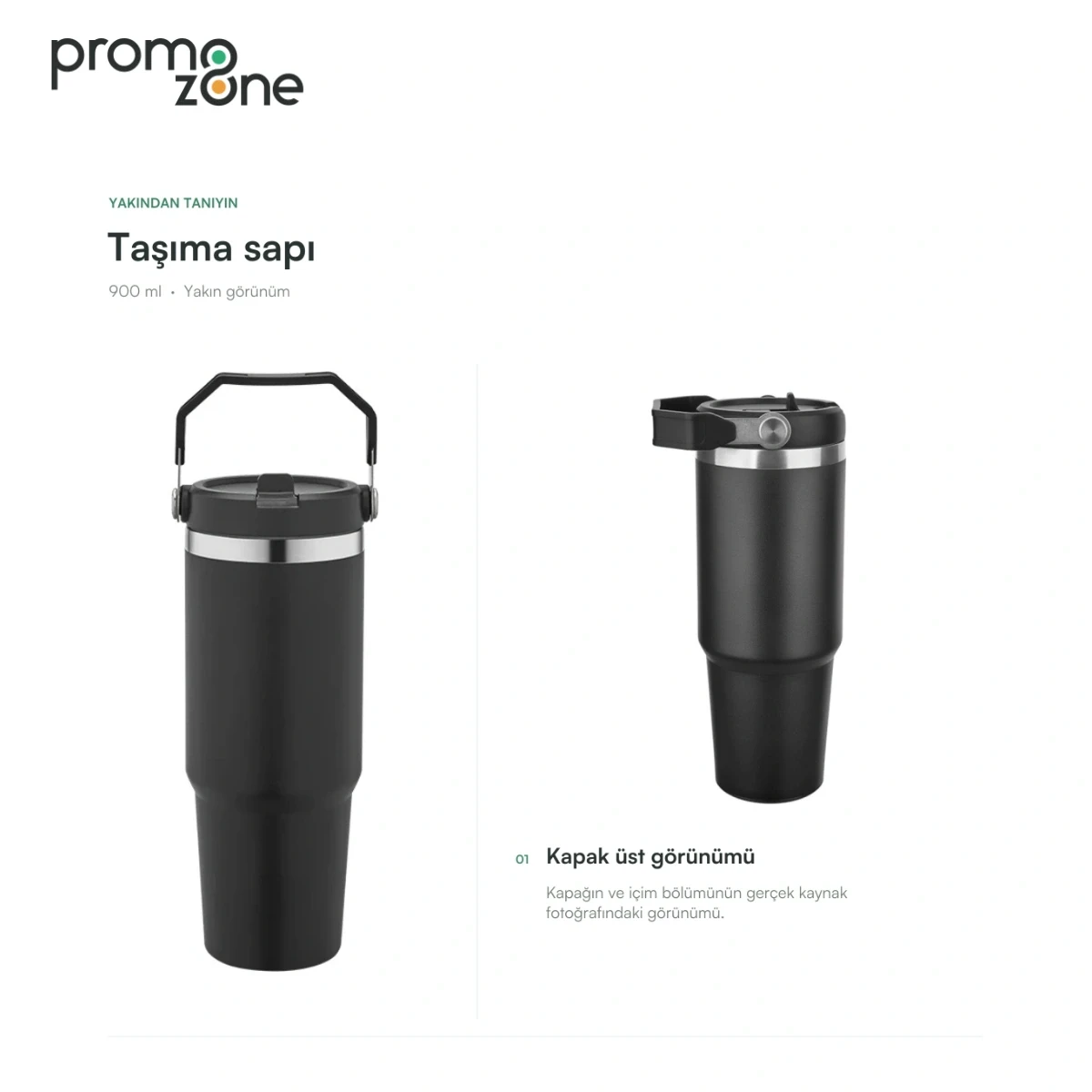 900 ml Taşıma Saplı Termos