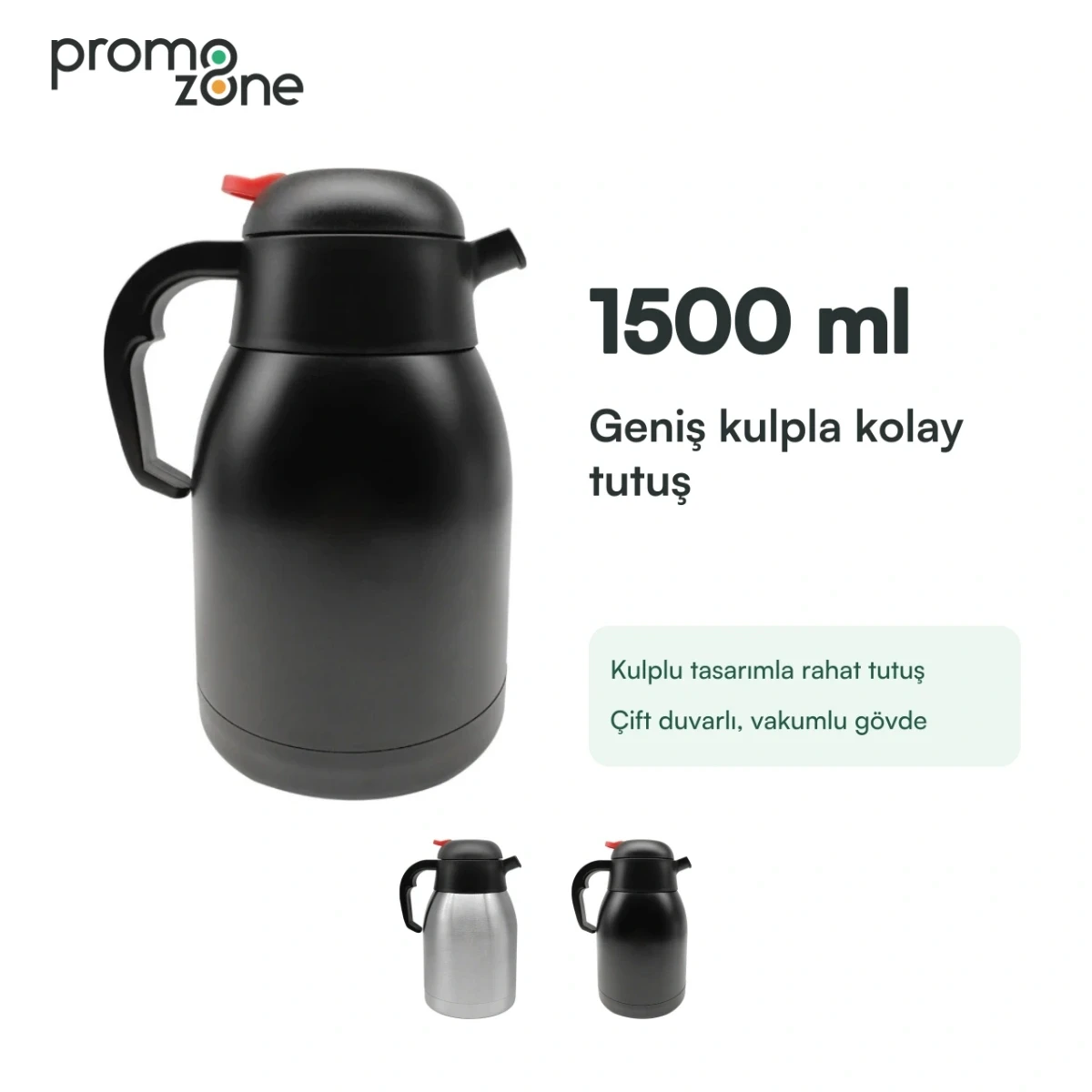 1500 ml Geniş Kulplu Termos