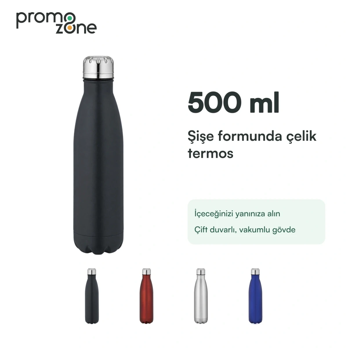 500 ml Şişe Formlu Termos