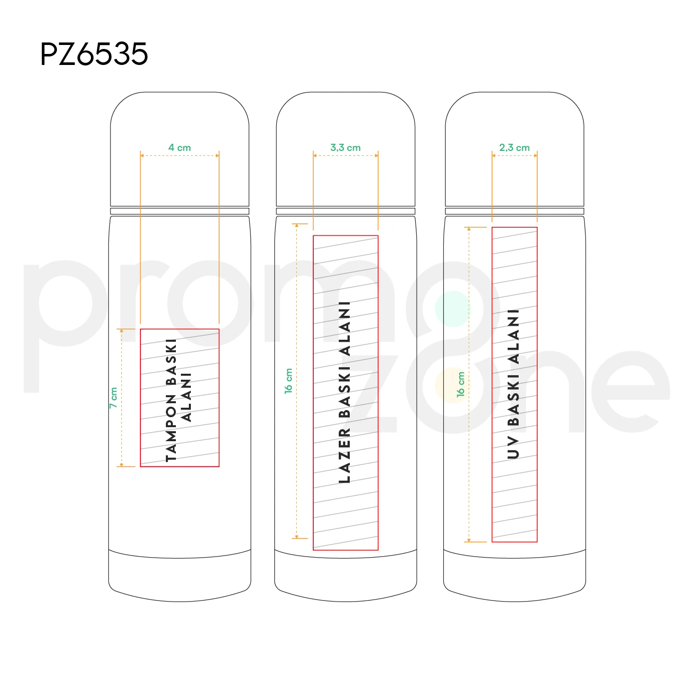 500 ml Deri Taşıma Kılıflı Termos Bardak Promozone