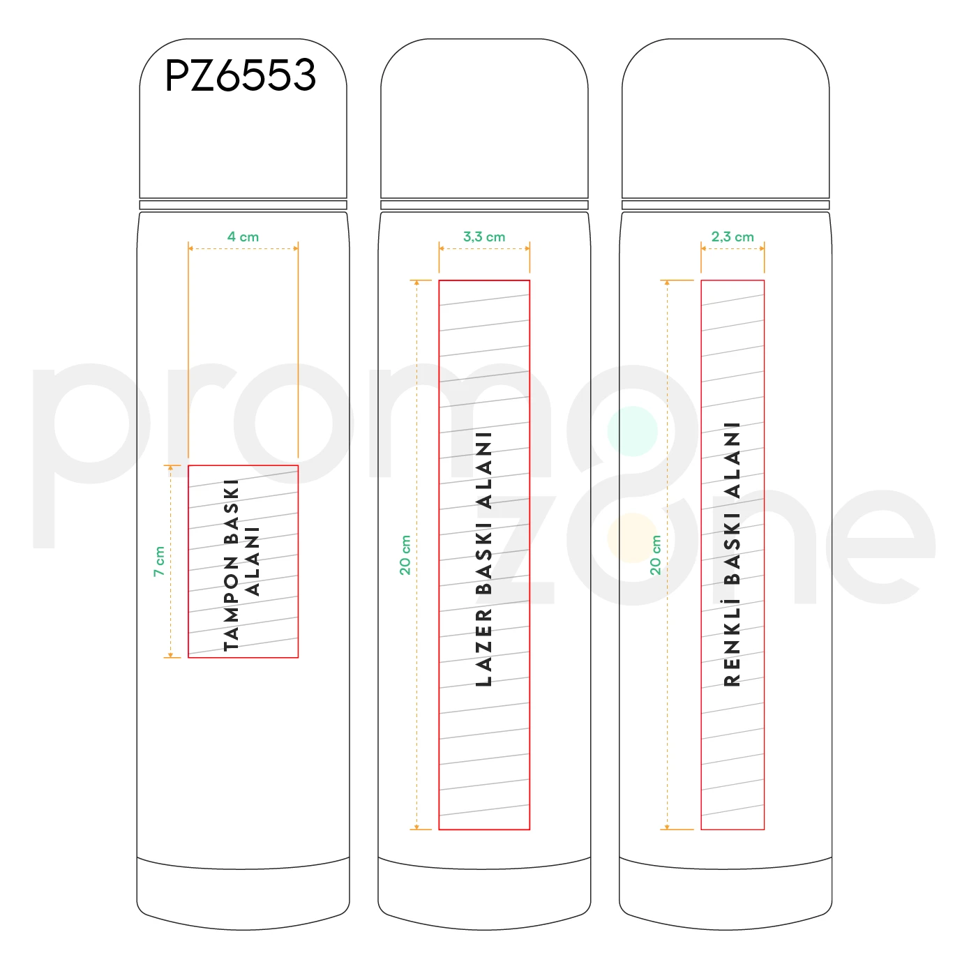 750 ml Deri Taşıma Kılıflı Termos Bardak Promozone