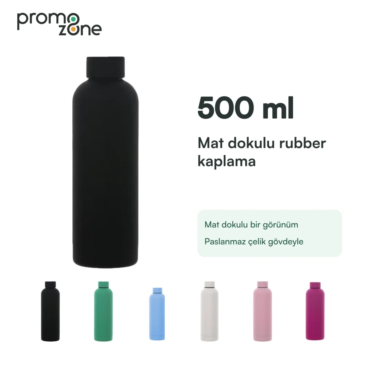 500 ml Rubber Kaplamalı Termos