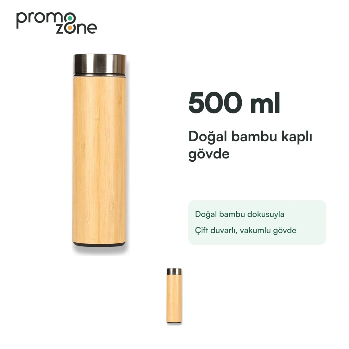 500 ml Bambu Gövdeli Termos