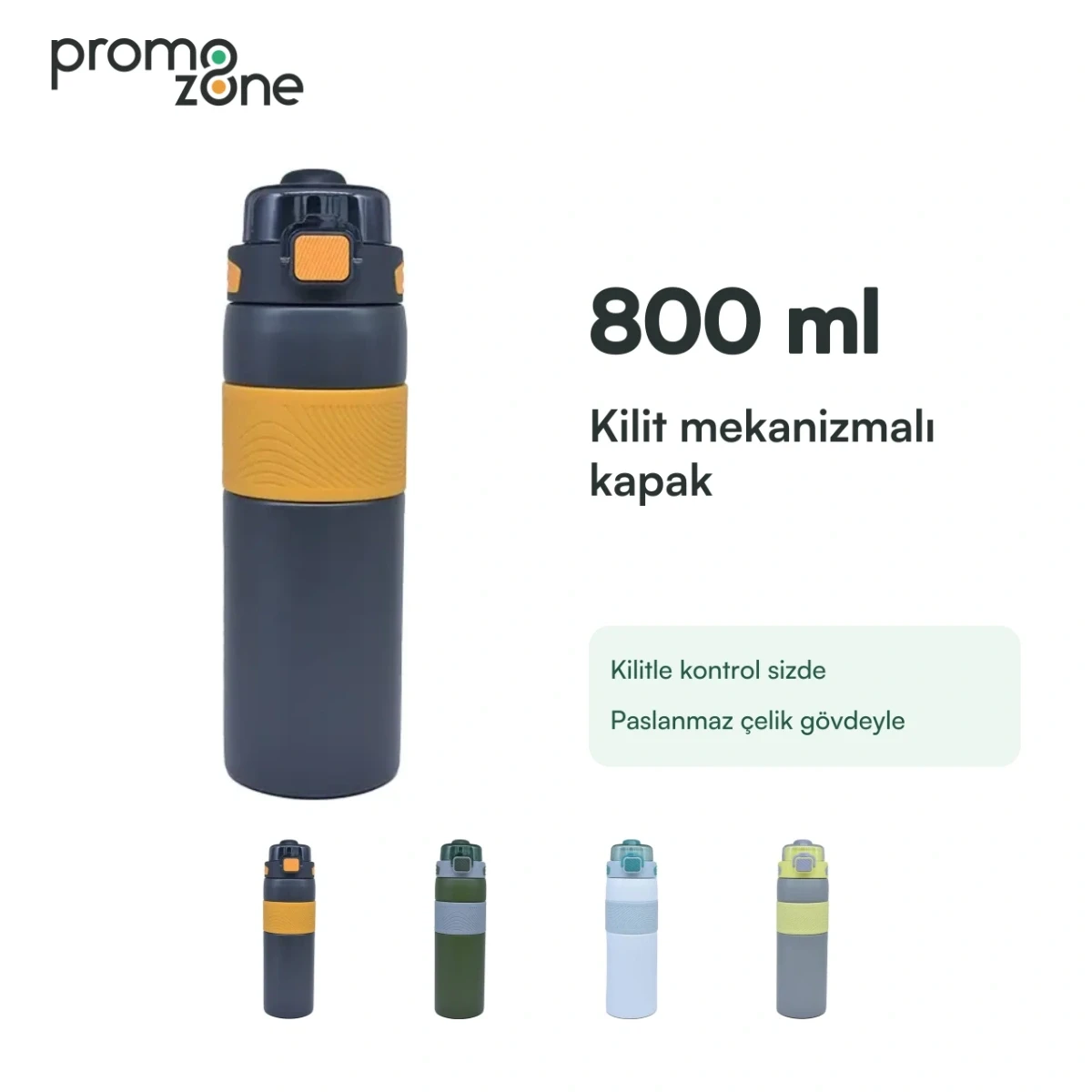 800 ml Kilitli Kapaklı Termos