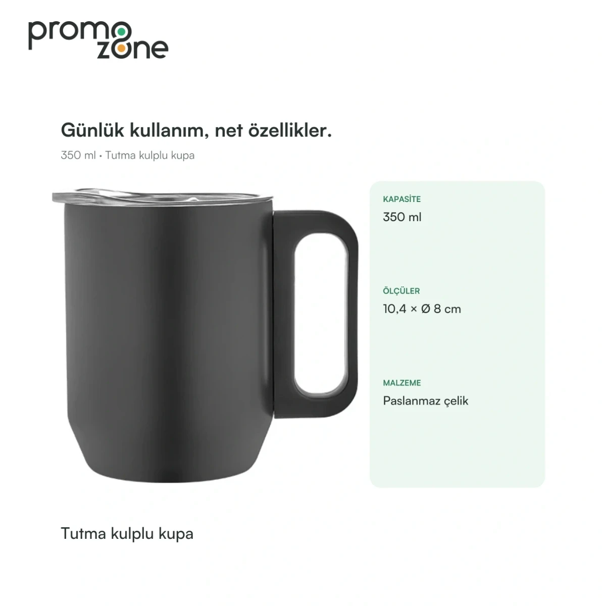 350 ml Tutma Kulplu Termos Bardak