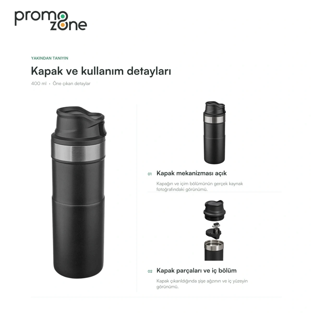 400 ml Vakumlu Termos
