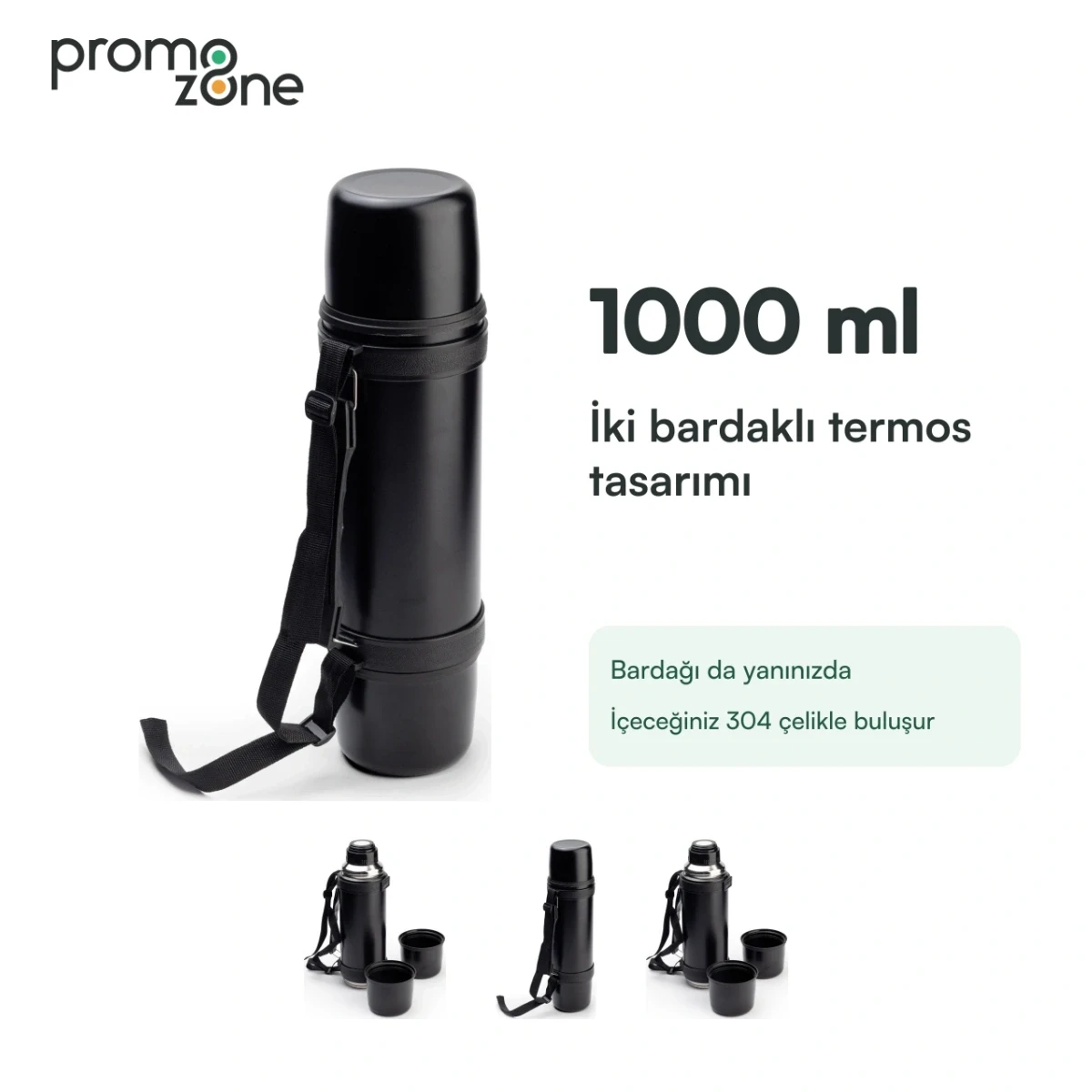 1000 ml Çift Bardaklı Termos Bardak