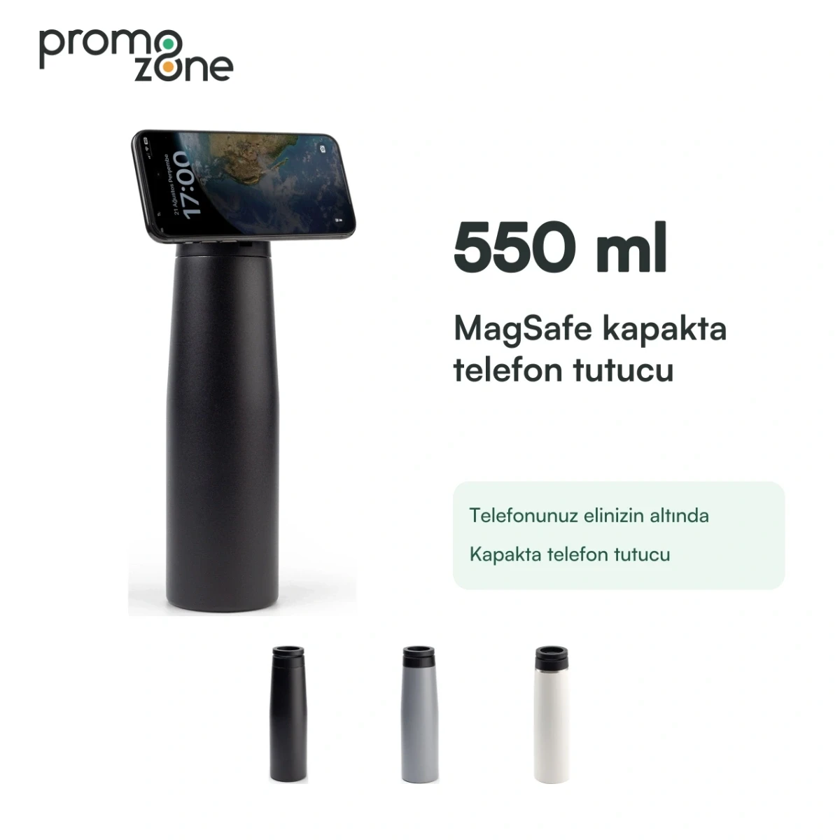 550 ml MagSafe Telefon Tutuculu Termos Bardak