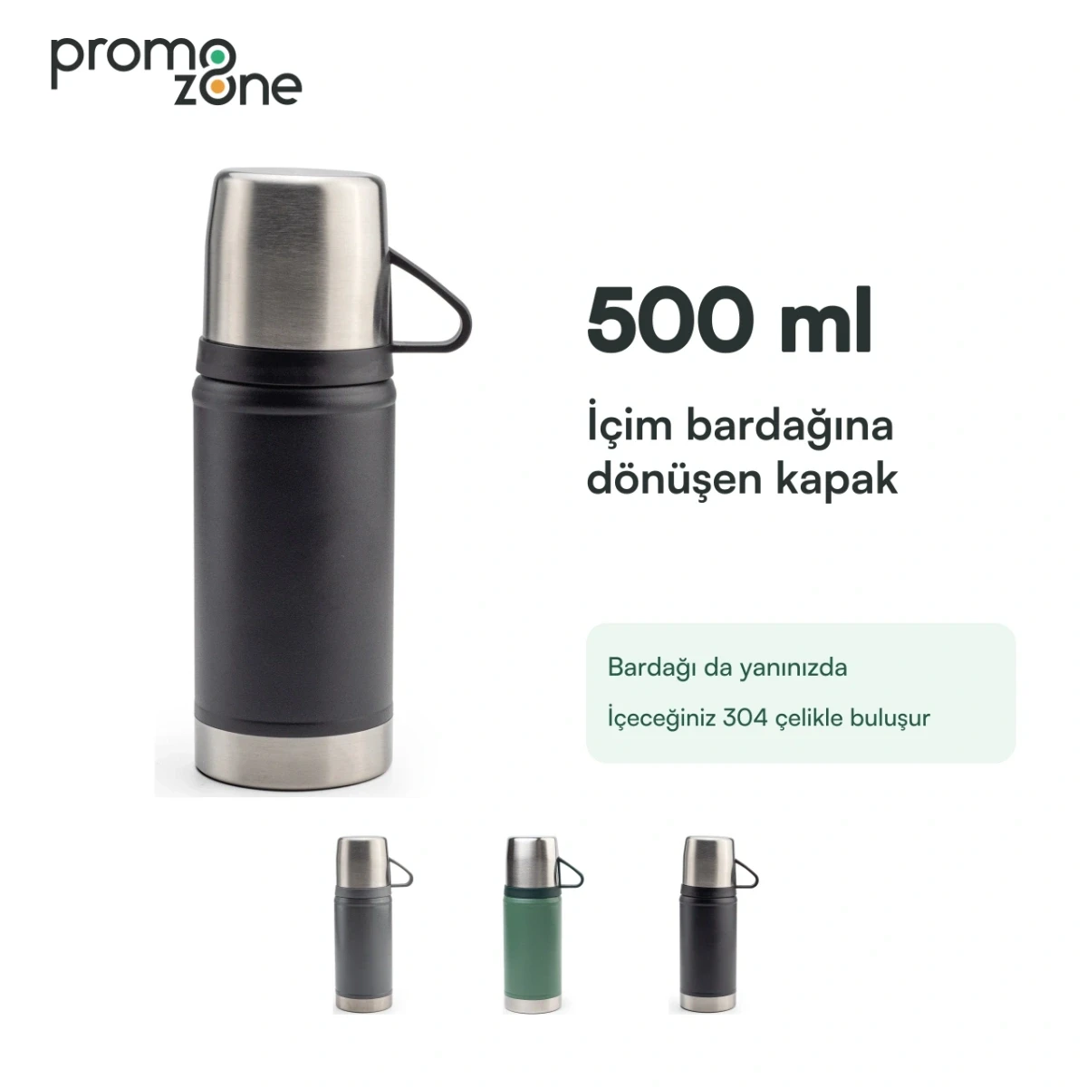 500 ml Bardak Kapaklı Termos Bardak