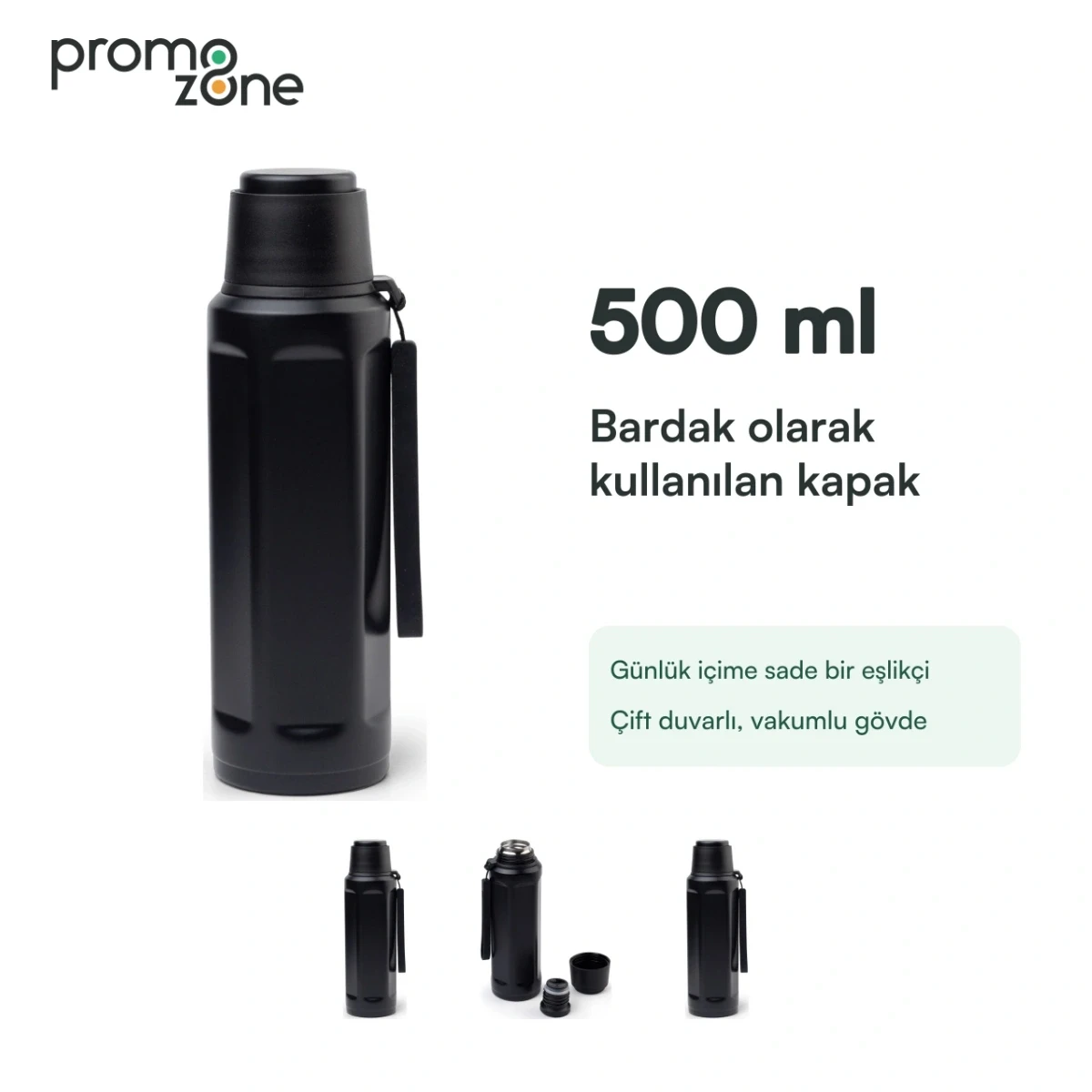 500 ml Bardak Kapaklı Termos