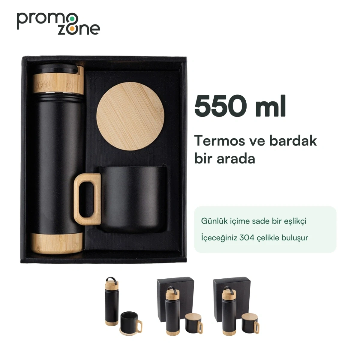 550 ml Termos ve Bardak Seti