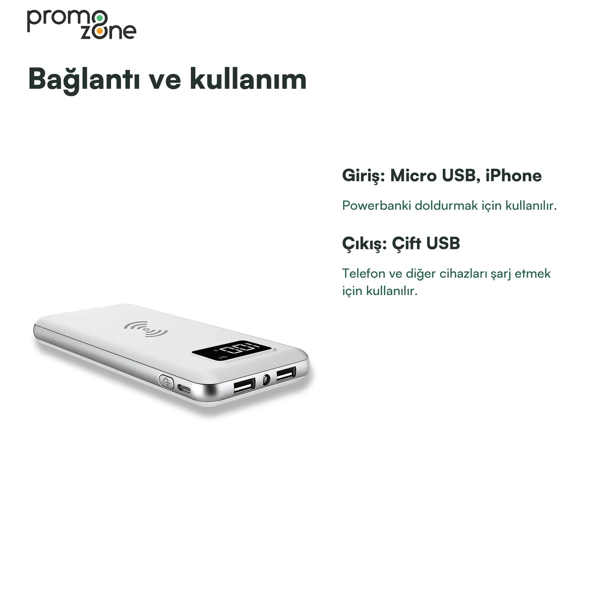 10.000 mAh Wireless Powerbank