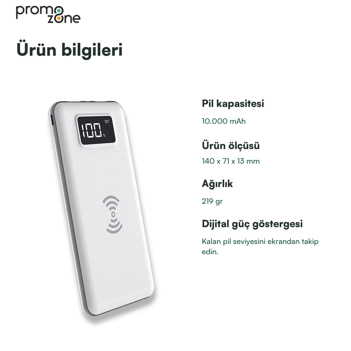 10.000 mAh Wireless Powerbank