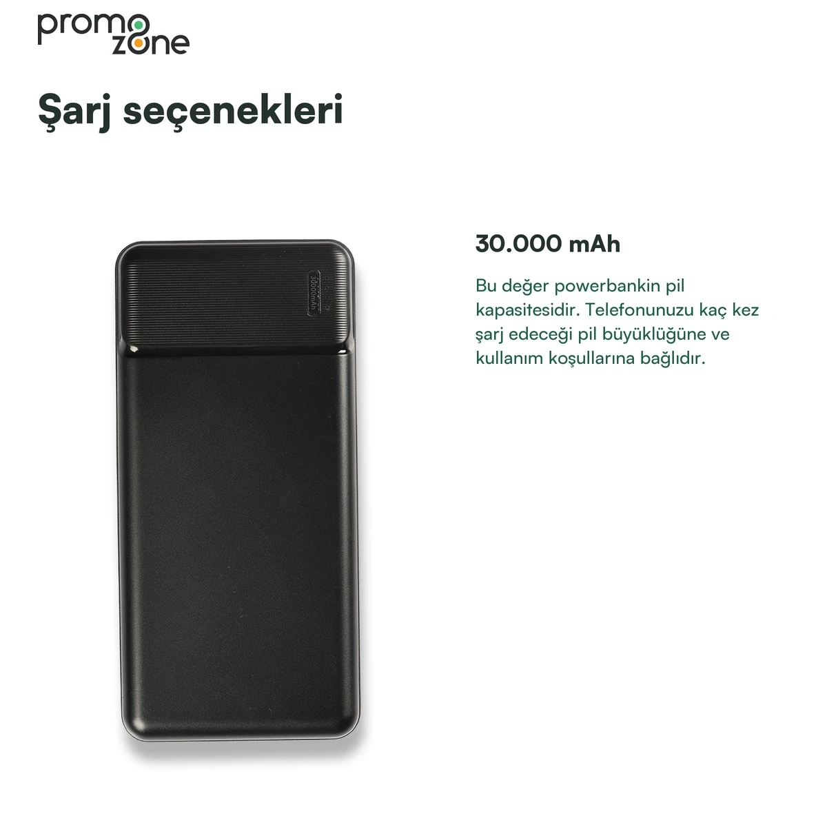 30.000 mAh Dijital Ekranlı Powerbank