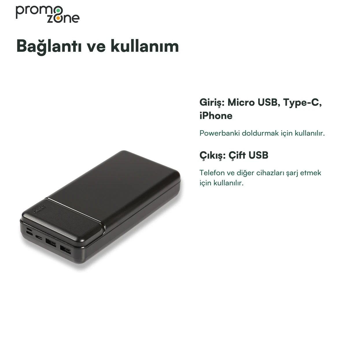30.000 mAh Dijital Ekranlı Powerbank