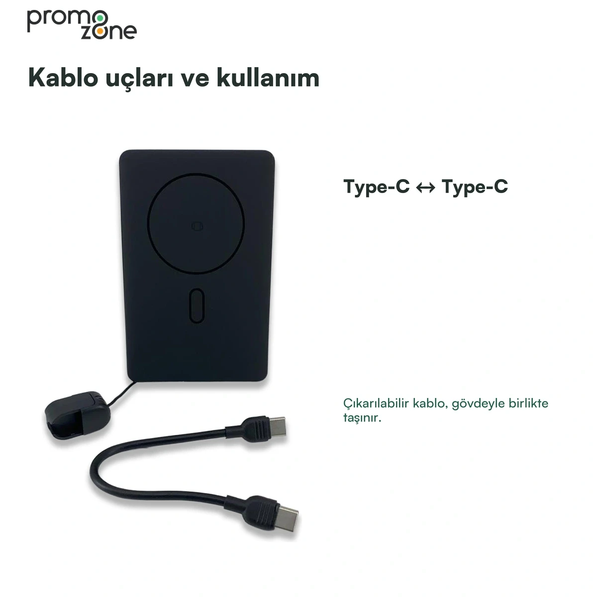 MagSafe Destekli 10000 mAh Powerbank