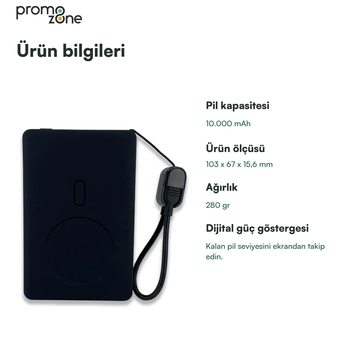 MagSafe Destekli 10000 mAh Powerbank