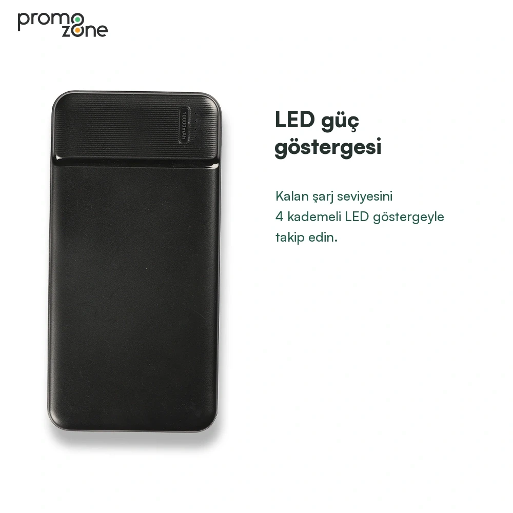 10000 mAh Led Güç Göstergeli Powerbank