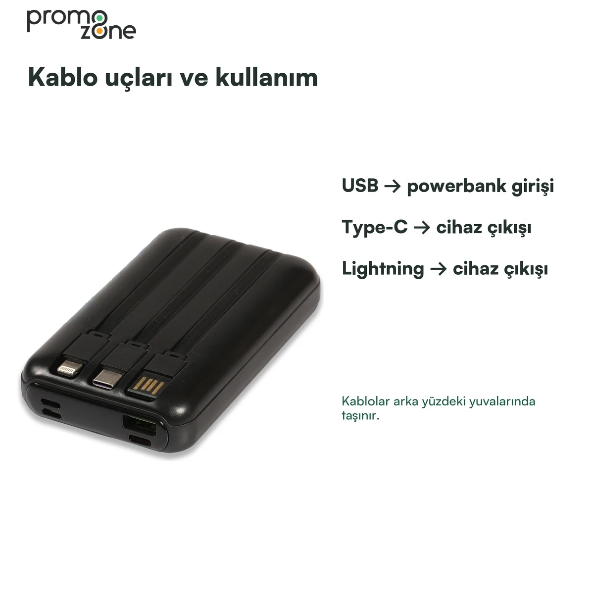 10.000 mAh 22.5W Hızlı Şarj ve 15W Kablosuz MagSafe Powerbank