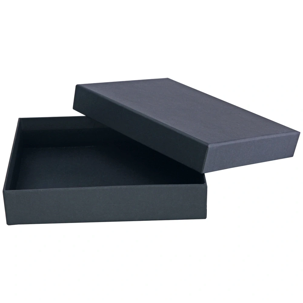 17 × 13 × 3 cm Beyaz Geçme Kapaklı İnce Küçük Boy Boş Hediye Kutusu Promozone