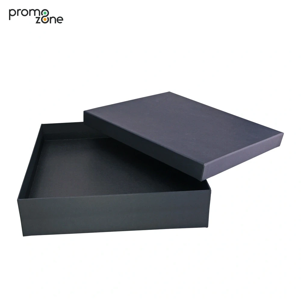 26 × 40 × 9 cm Siyah Geçme Kapaklı Yüksek Büyük Boy Boş Hediye Kutusu