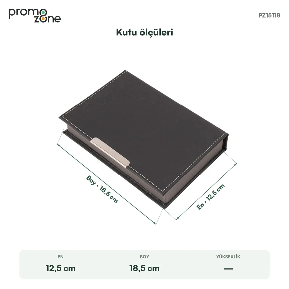 18,5 × 12,5 cm Yerli Üretim Küçük Boy Boş Hediye Kutusu Promozone
