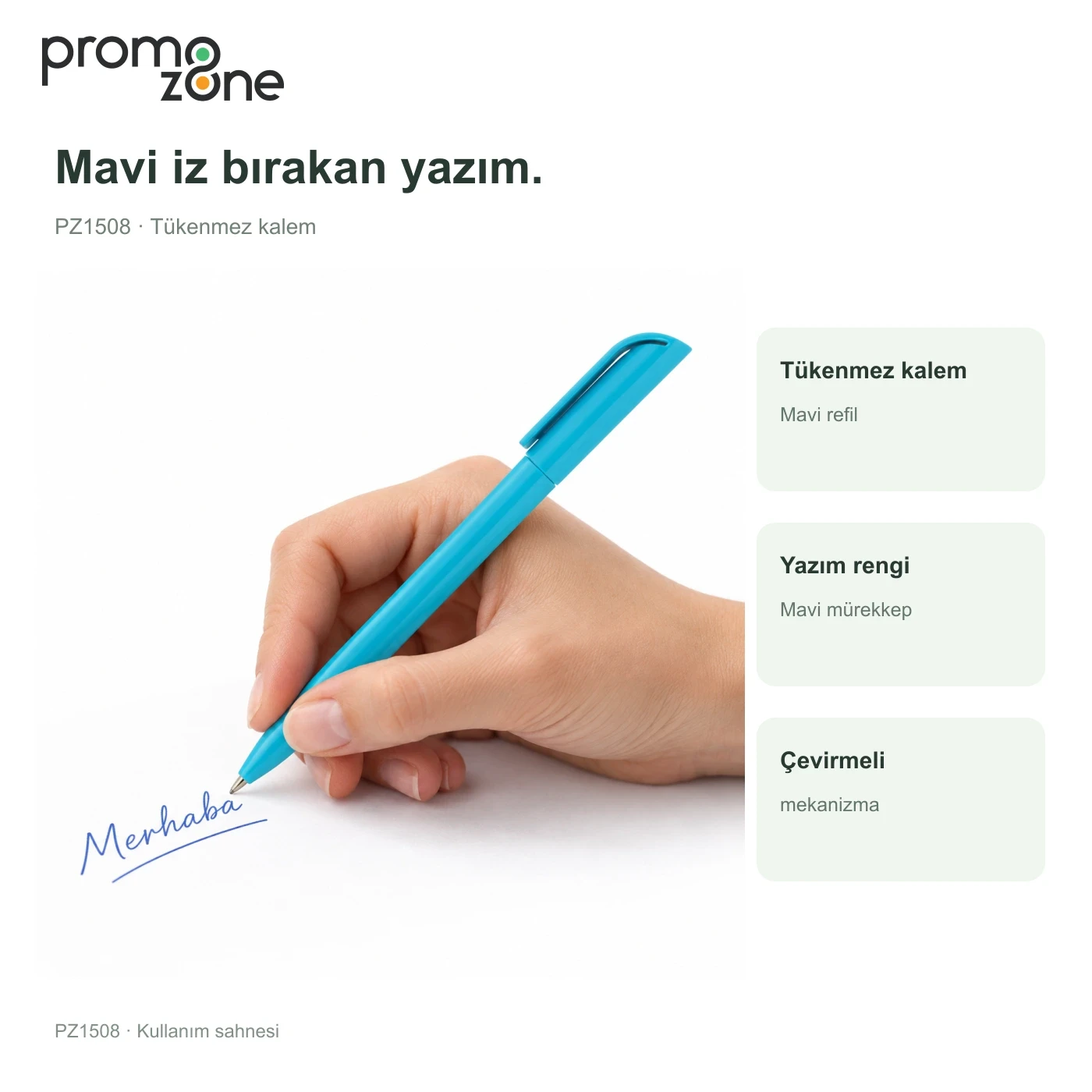 Çevirmeli Plastik Tükenmez Kalem