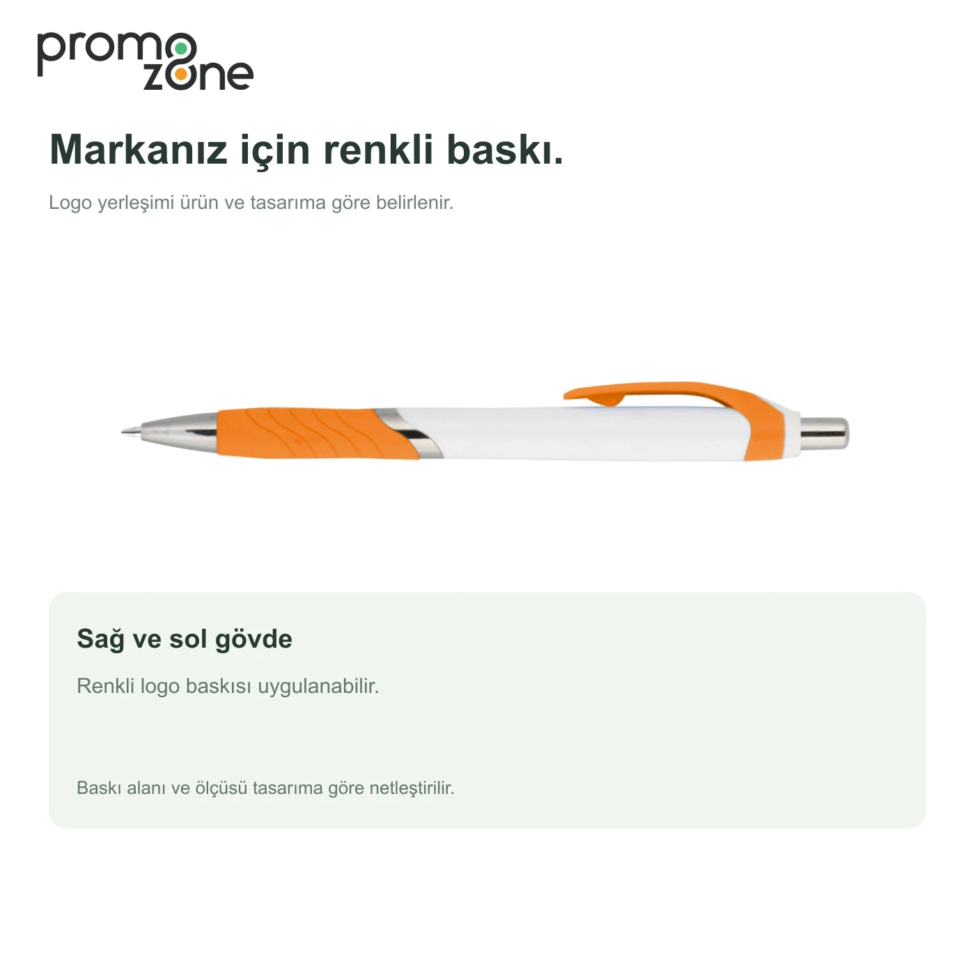 Renkli Klipsli ve Yumuşak Tutuşlu Plastik Tükenmez Kalem