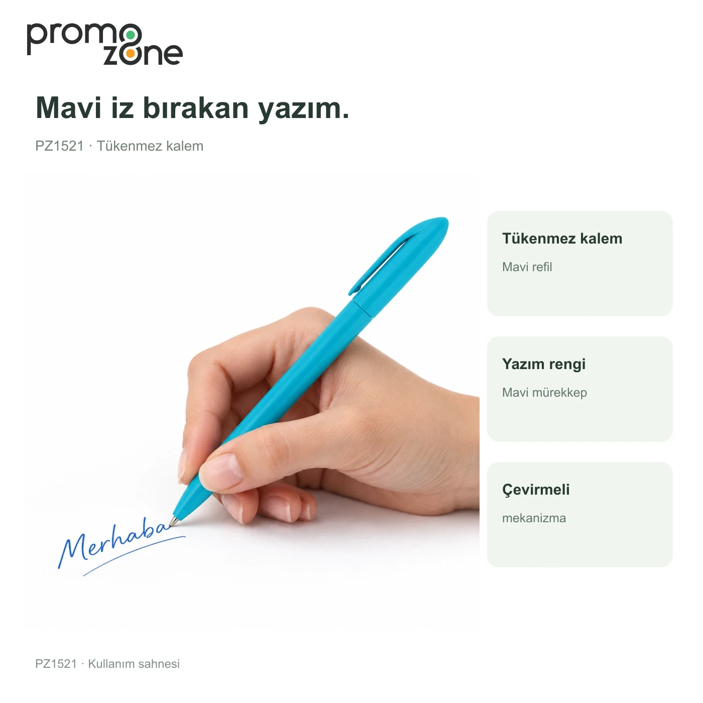 Çevirmeli Plastik Tükenmez Kalem