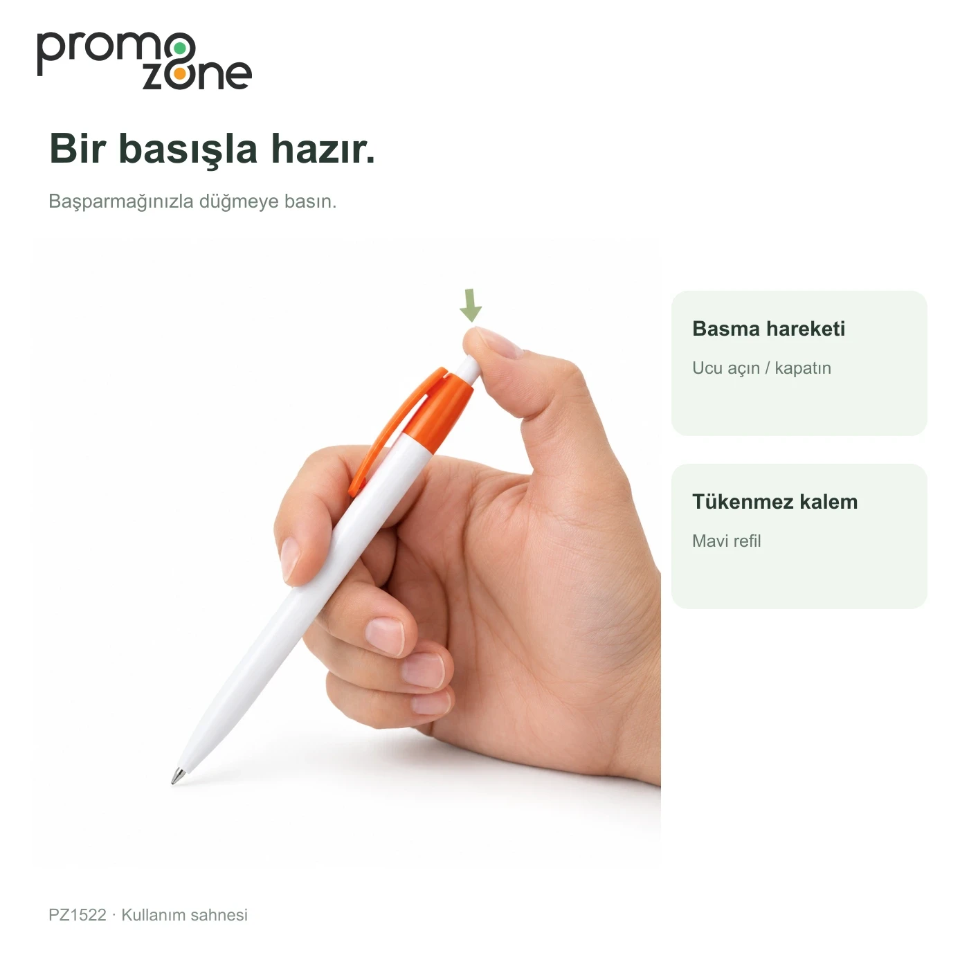 Plastik Tükenmez Kalem Promozone