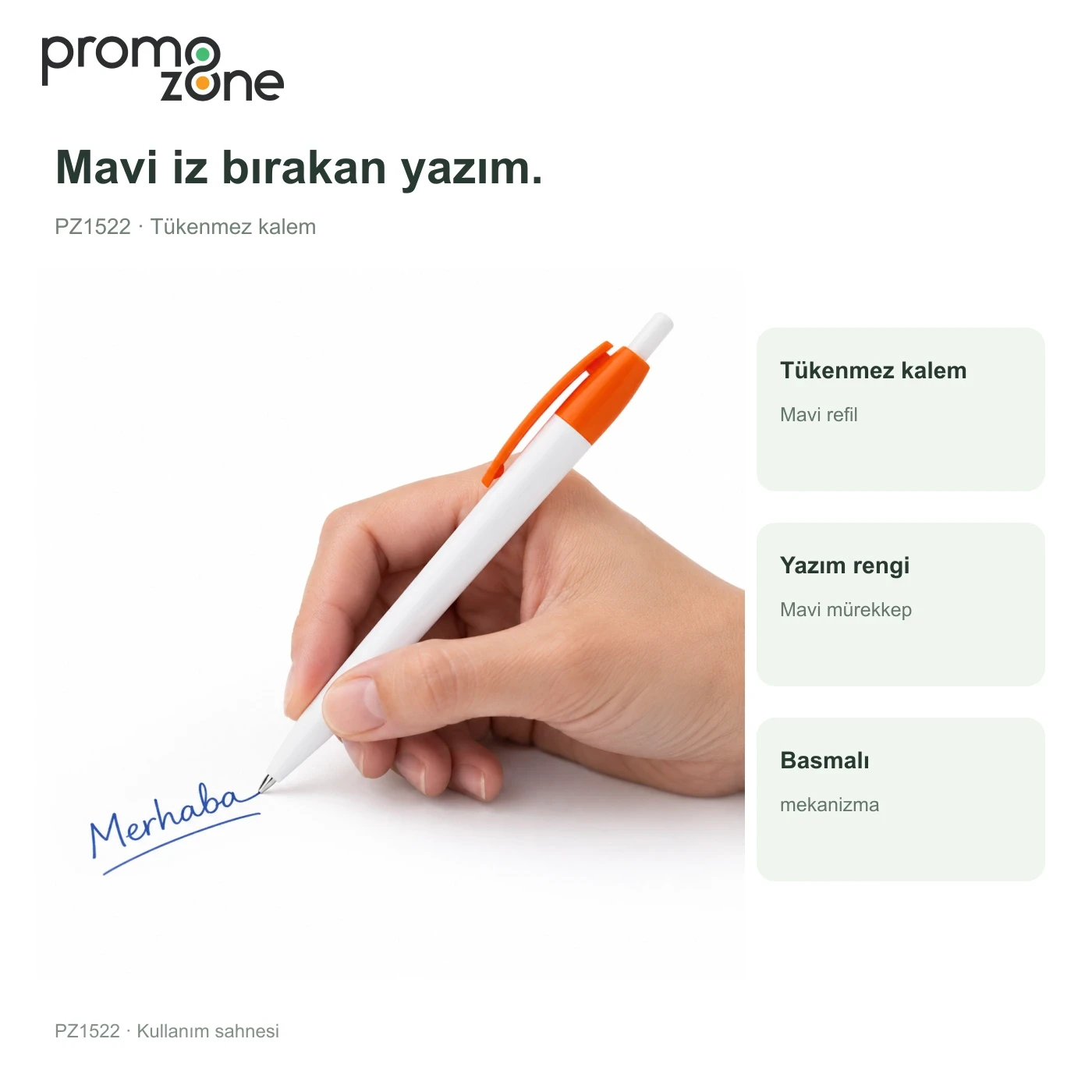 Plastik Tükenmez Kalem Promozone