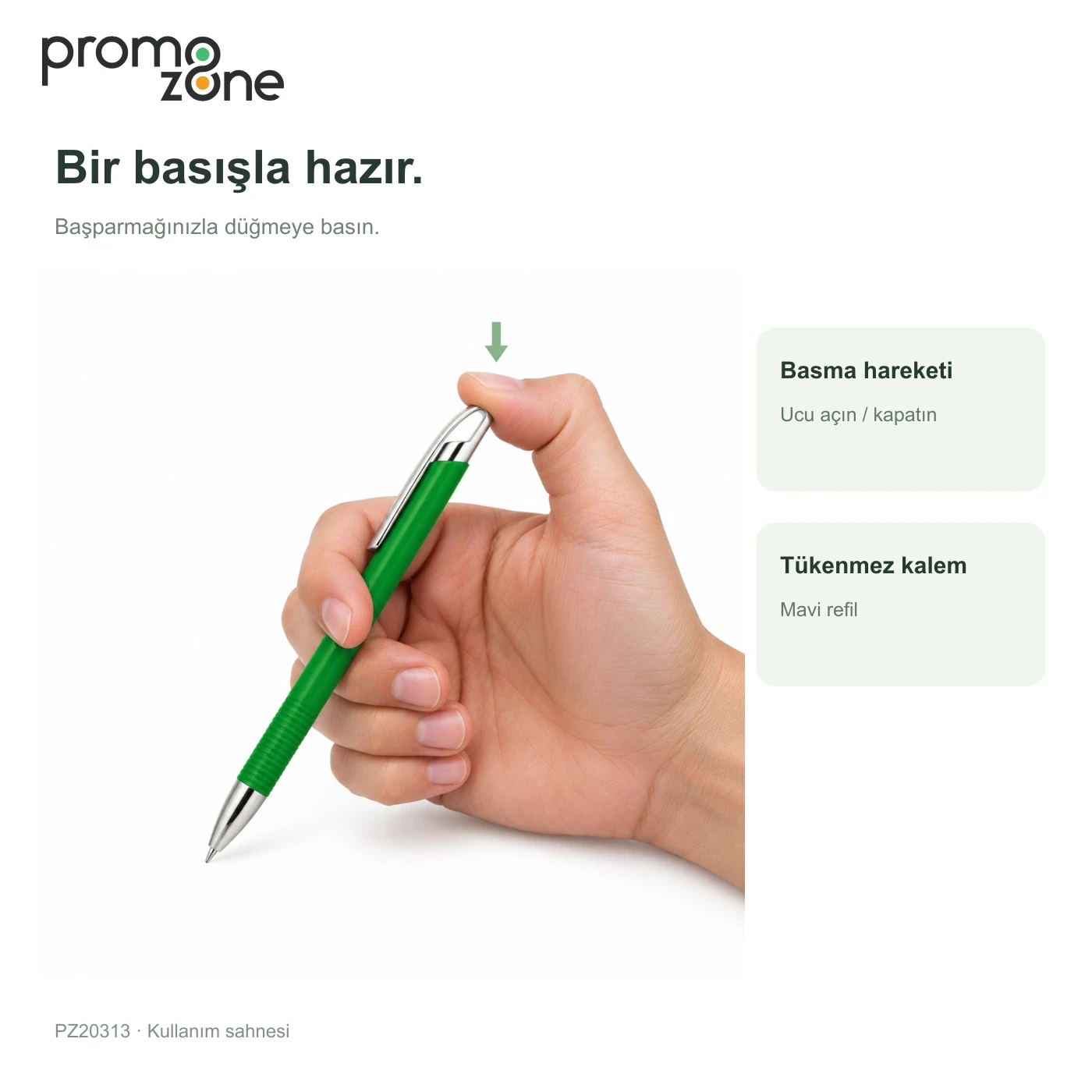 PZ20313 basmalı mekanizma kullanımı