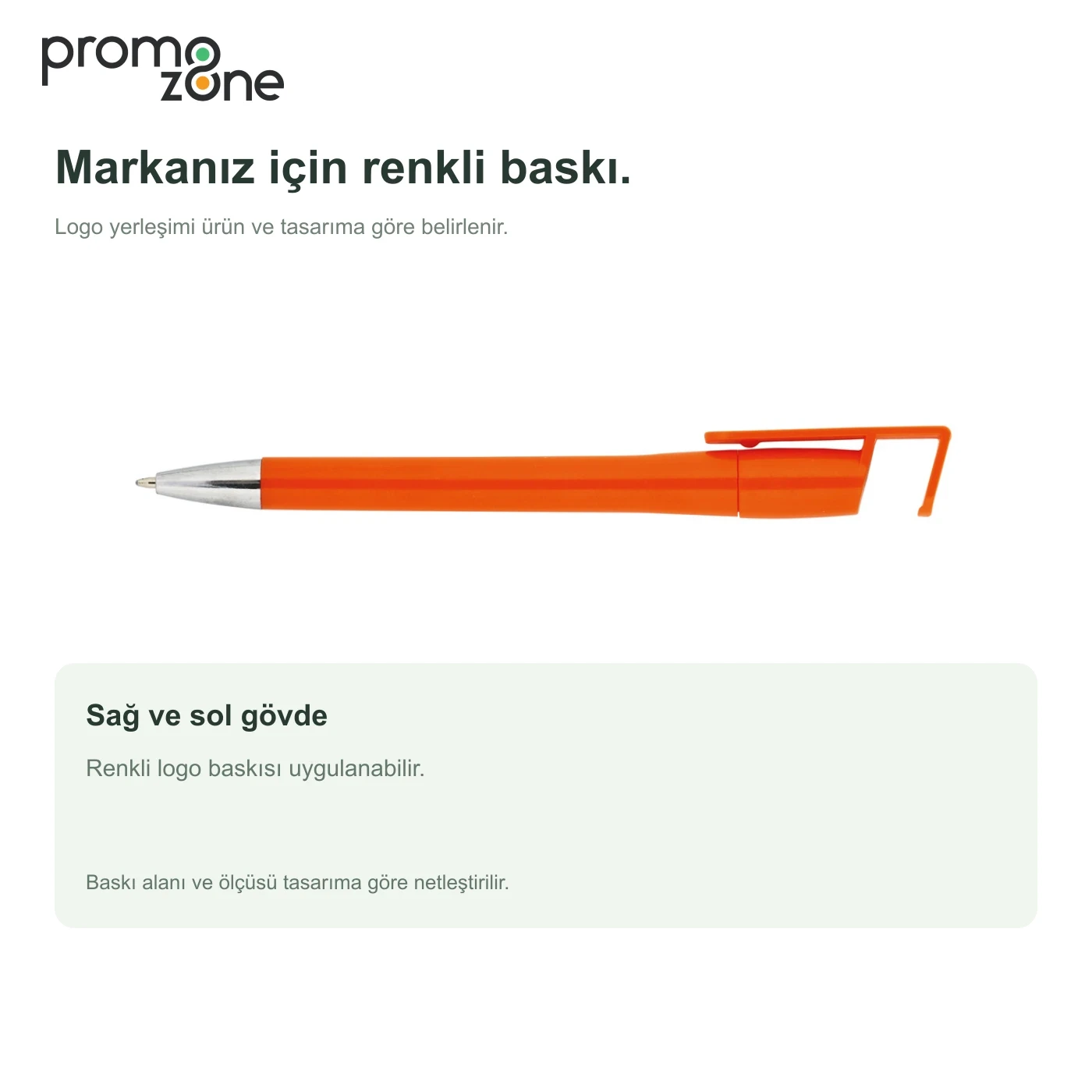 Telefon Standlı Plastik Tükenmez Kalem