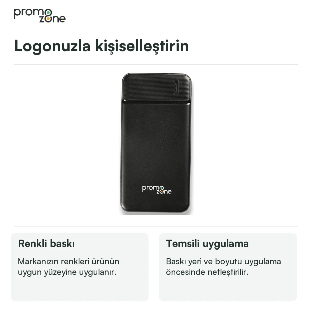 10000 mAh Led Güç Göstergeli Powerbank