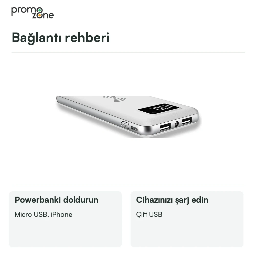 10.000 mAh Wireless Powerbank