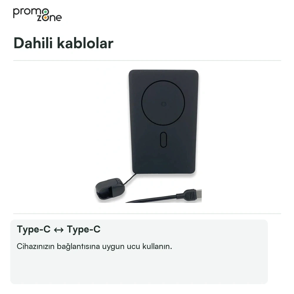MagSafe Destekli 10000 mAh Powerbank