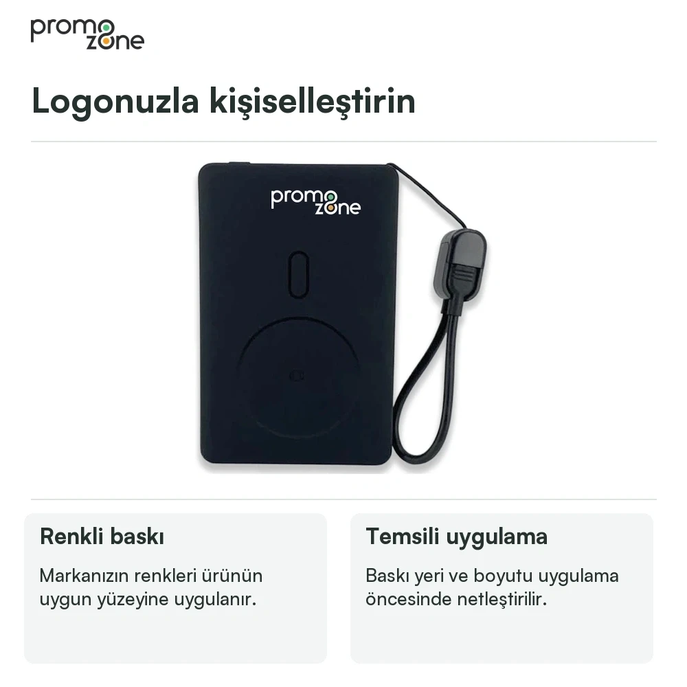 MagSafe Destekli 10000 mAh Powerbank Promozone