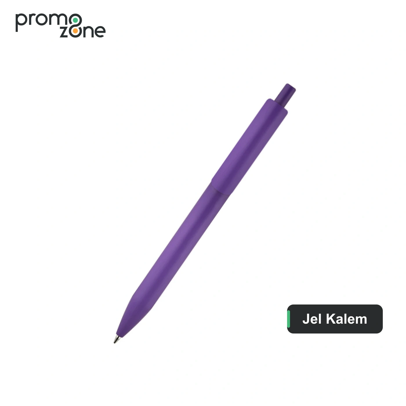 Renkli Klipsli Plastik Jumbo Jel Refill Tükenmez Kalem Promozone